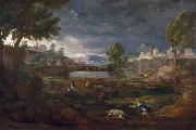 Nicolas Poussin Landschaft mit Pyramos und Thisbe Spain oil painting artist